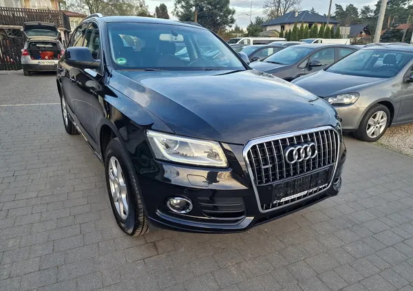 mazowieckie Audi Q5 cena 77800 przebieg: 186000, rok produkcji 2013 z Żabno